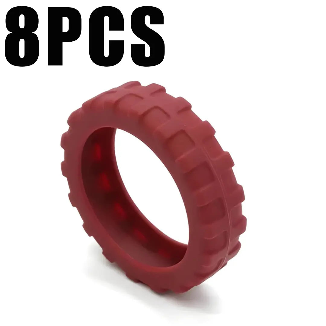 Kit 8 Capas de Silicone para Rodas de Mala – Silêncio & Proteção