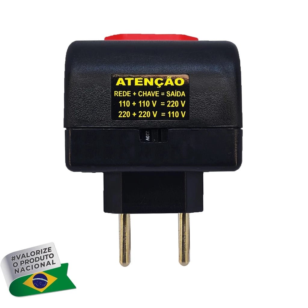 Autotransformador SYLC 100VA Bivolt Portátil e Seguro - TOP Viagem