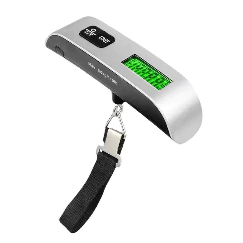 Balança Digital de Mão 50kg para Bagagem com Gancho - TOP Viagem