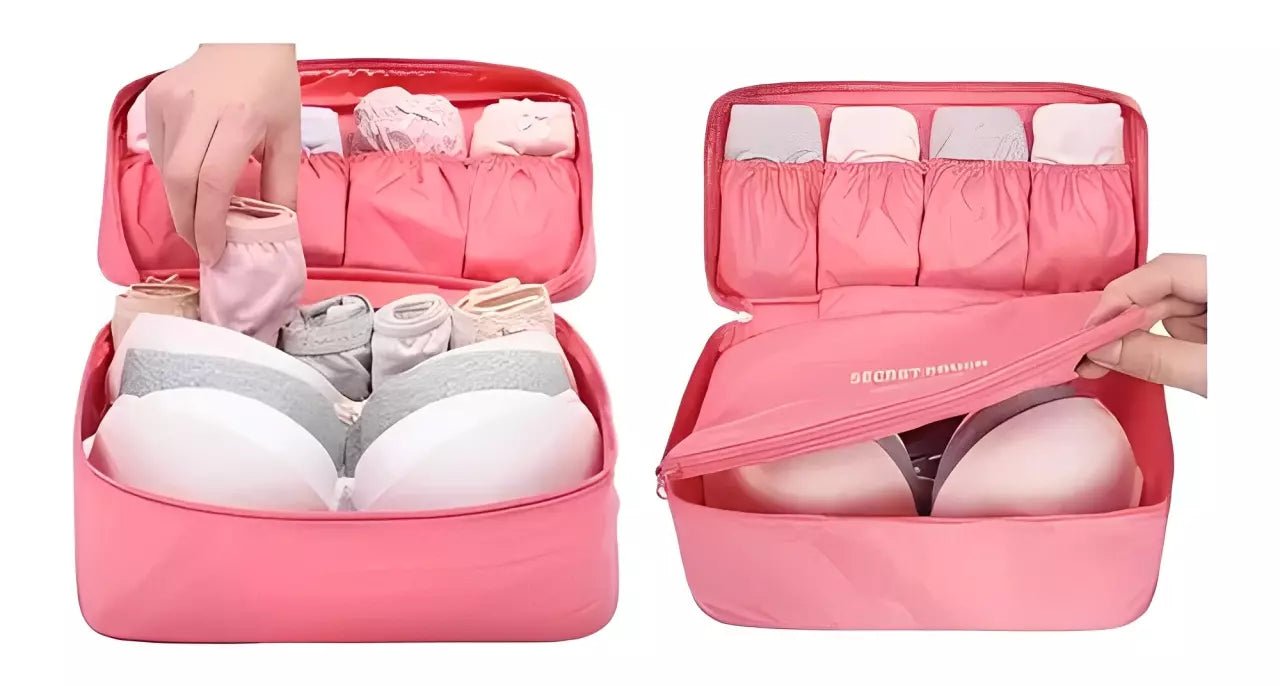 Bolsa Organizadora de Lingerie de Viagem Impermeável - TOP Viagem