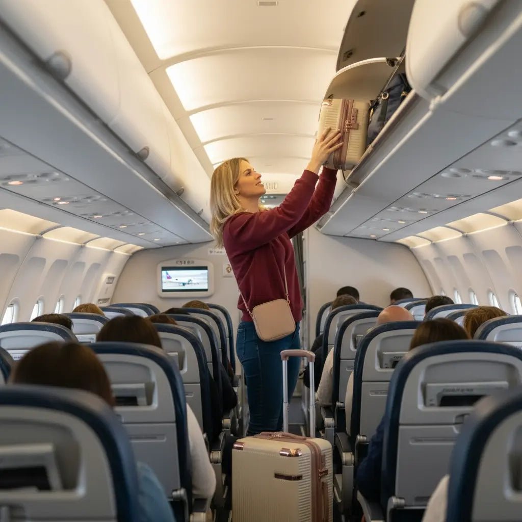 Kit Mala de Bordo (8KG) + Frasqueira com Rodas 360° - TOP Viagem