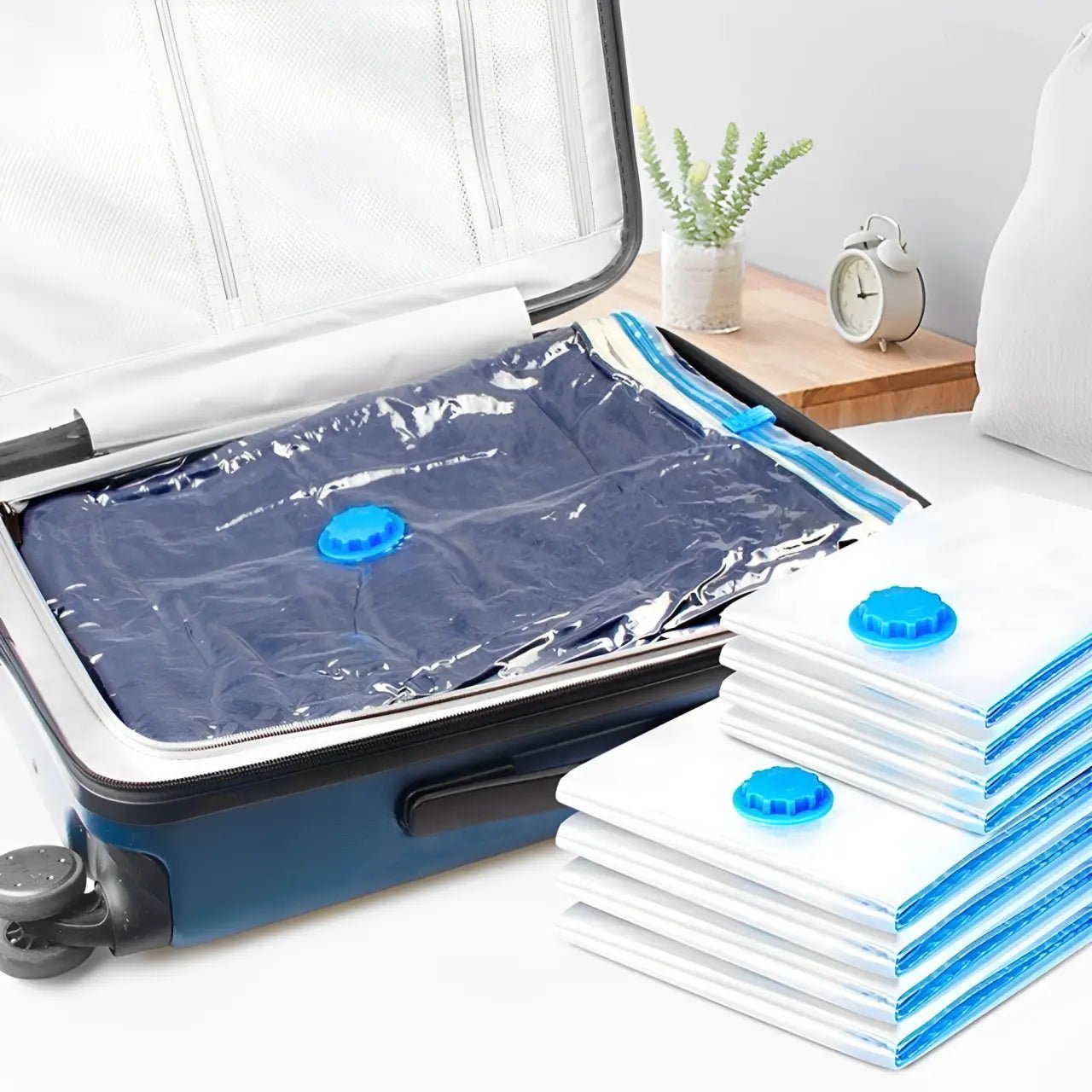 Vacuum Pro – Kit Compactador com Bomba Elétrica - TOP Viagem