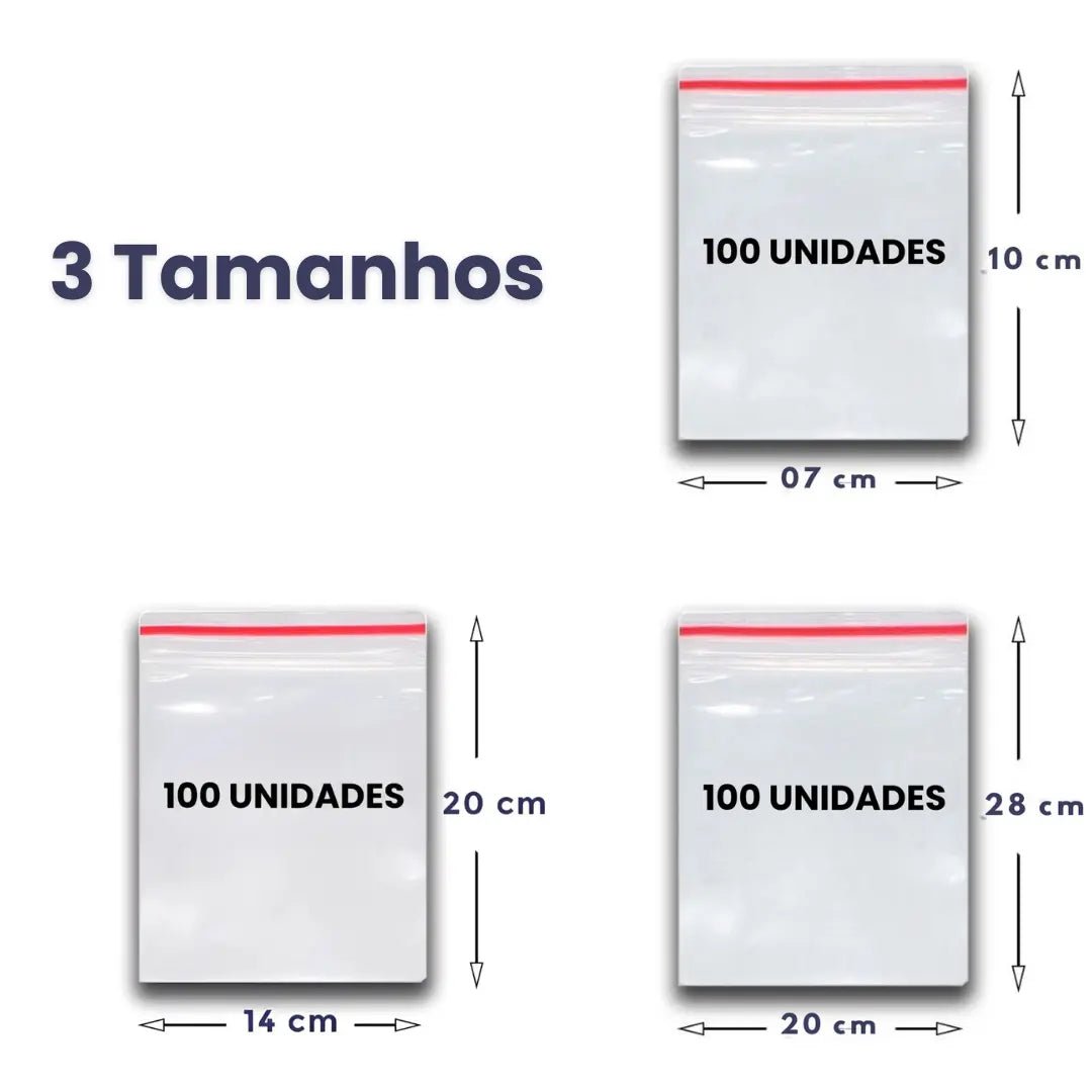 100 Sacos Seláveis para Mala e Mochila Travel Pack – Ideal para Viagem - TOP Viagem