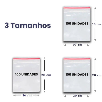 100 Sacos Seláveis para Mala e Mochila Travel Pack – Ideal para Viagem - TOP Viagem