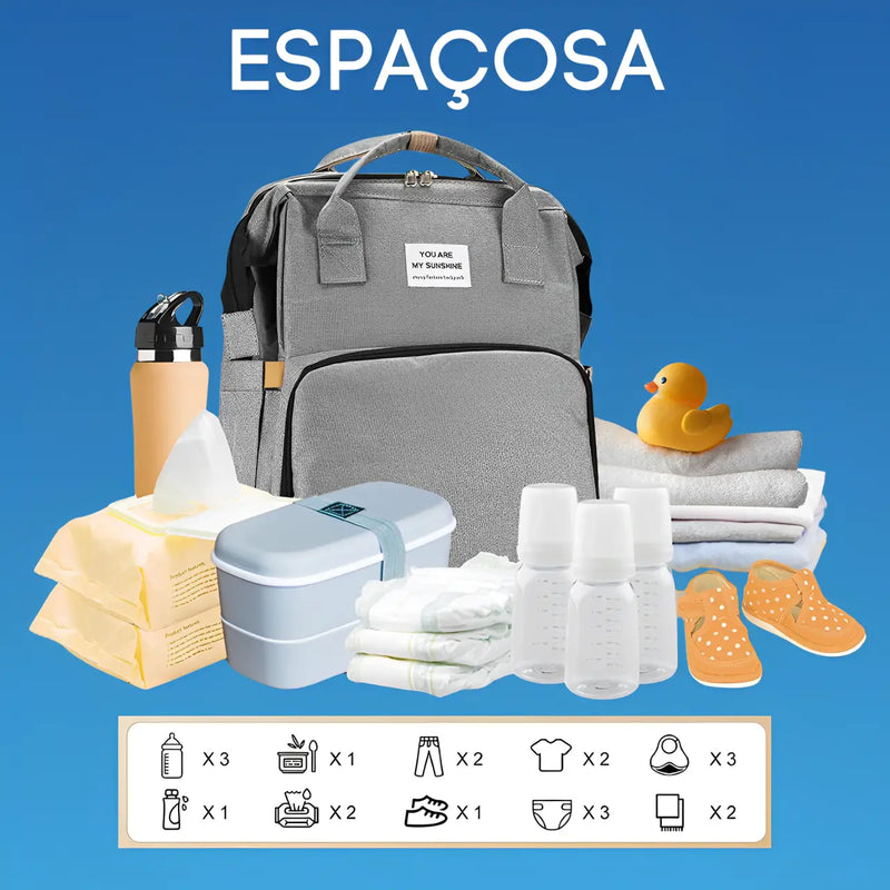 Mochila Vira Berço e Trocador