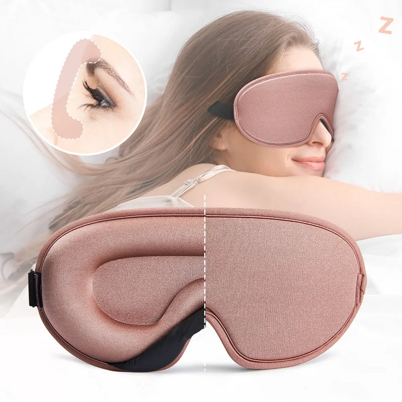 SleepLux | Máscara de Dormir de Seda com Design Ergonômico