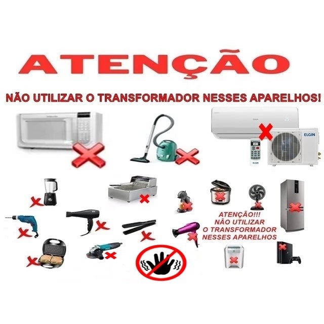 Autotransformador SYLC 100VA Bivolt Portátil e Seguro - TOP Viagem