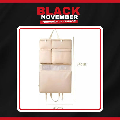 BLACK NOVEMBER Kit Bolsa Organizadora 7 em 1 para Viagem | Praticidade e Estilo - TOP Viagem