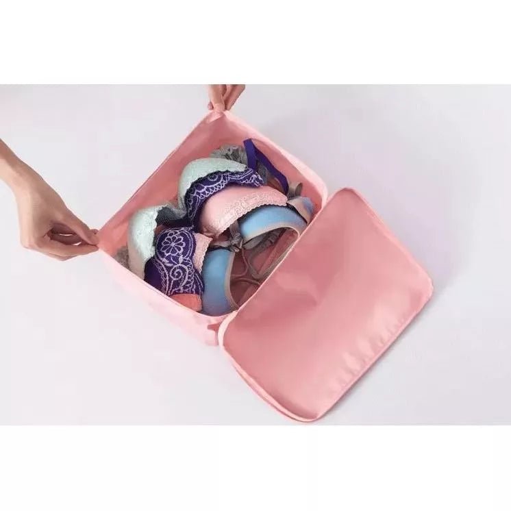 BLACK NOVEMBER Kit Organizador de Viagem 7 Peças Grande Capacidade - TOP Viagem