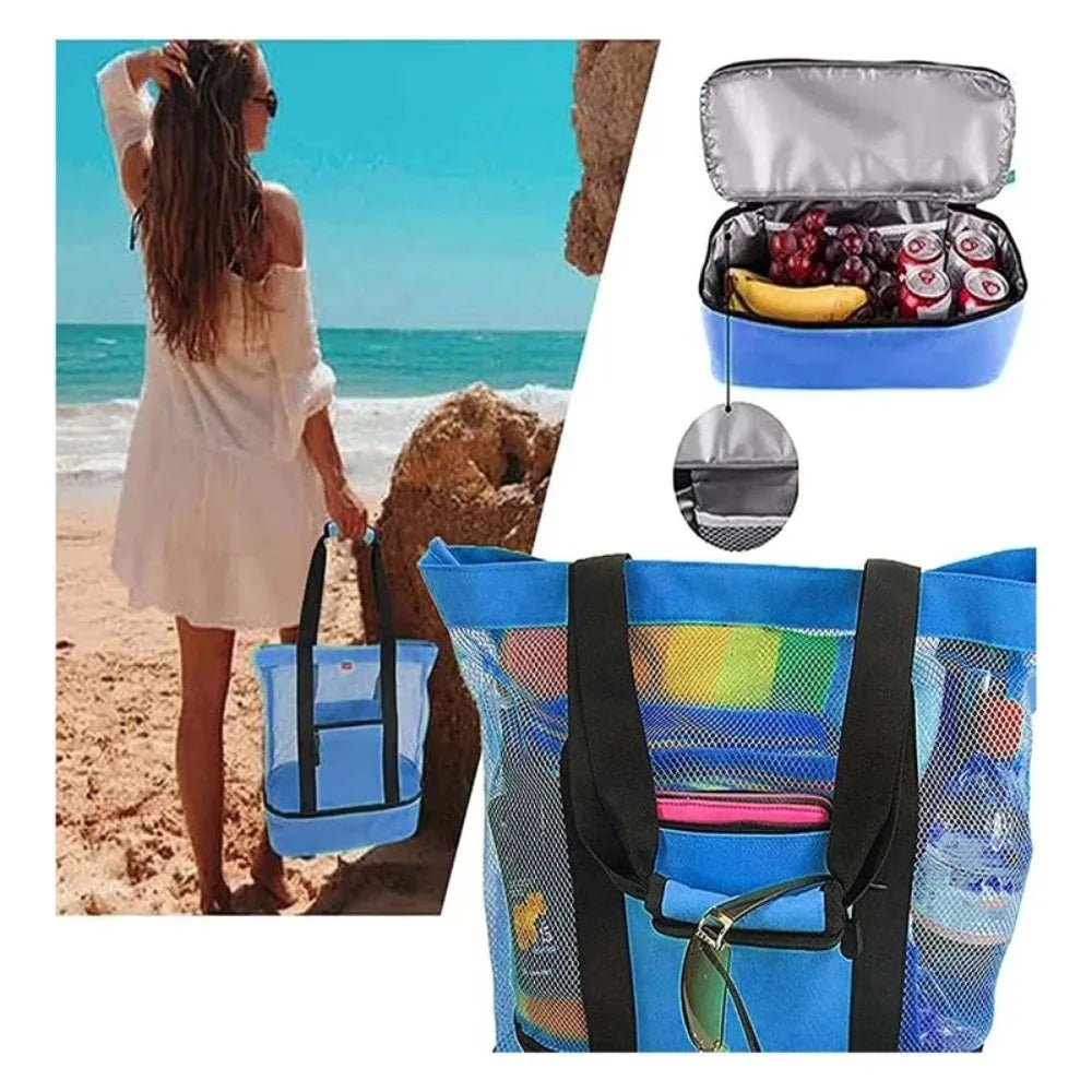 Bolsa de Praia com Compartimento Térmico Embutido - TOP Viagem
