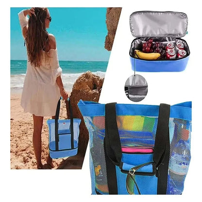 Bolsa de Praia com Compartimento Térmico Embutido - TOP Viagem