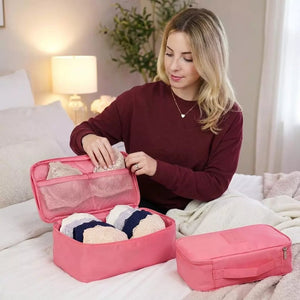 Bolsa Organizadora de Lingerie de Viagem Impermeável - TOP Viagem