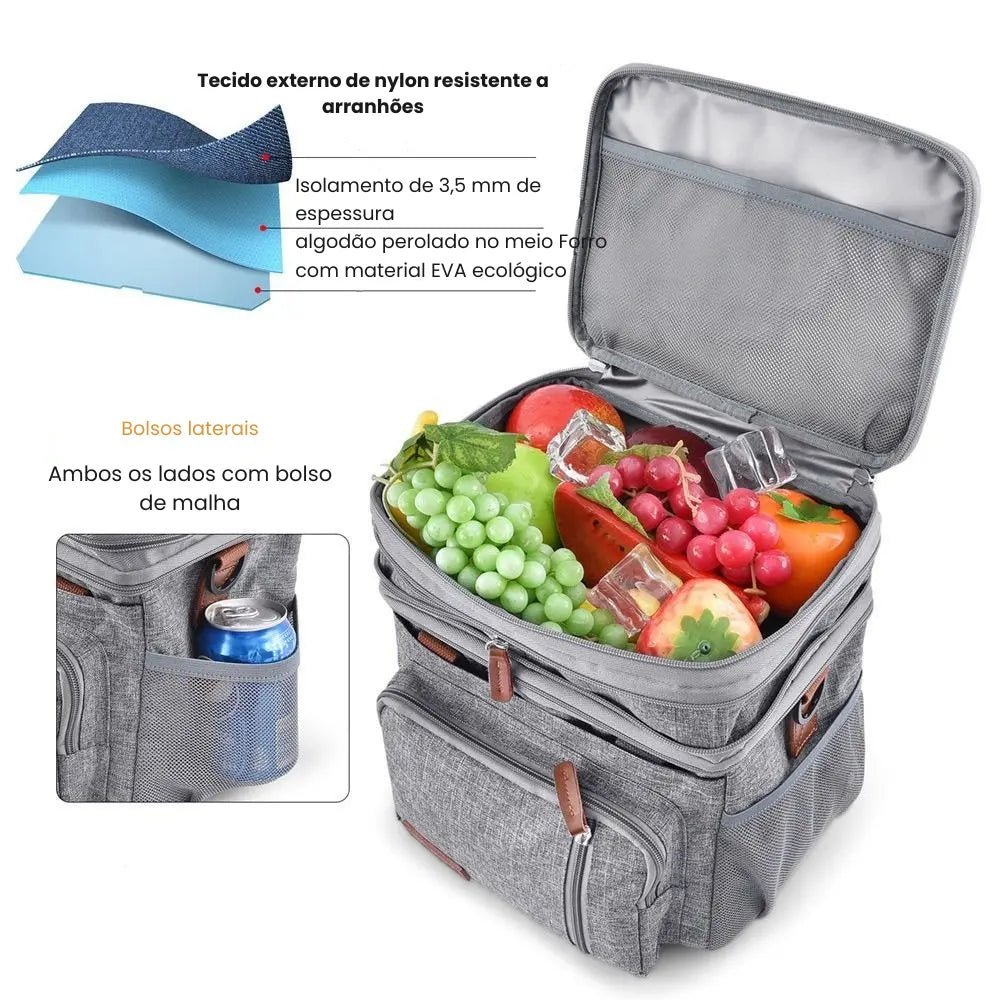 Bolsa Térmica Dupla Top Viagem - TOP Viagem