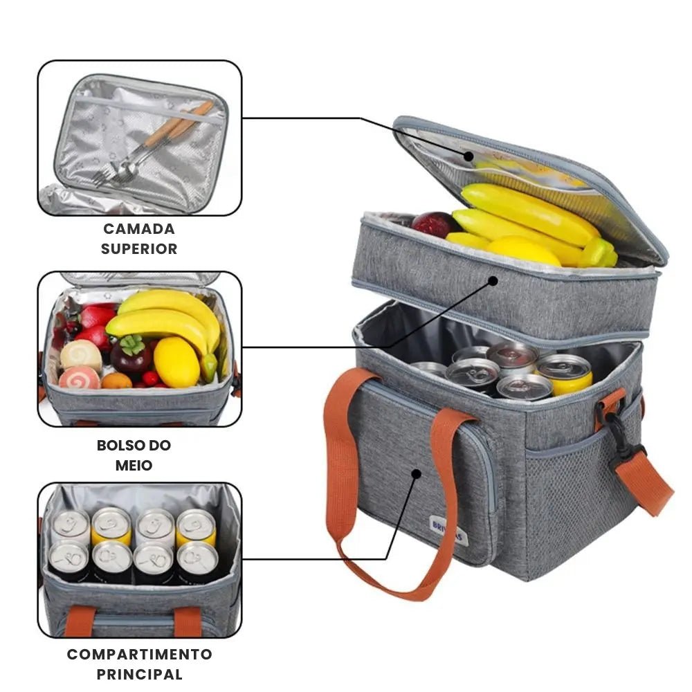 Bolsa Térmica Dupla Top Viagem - TOP Viagem