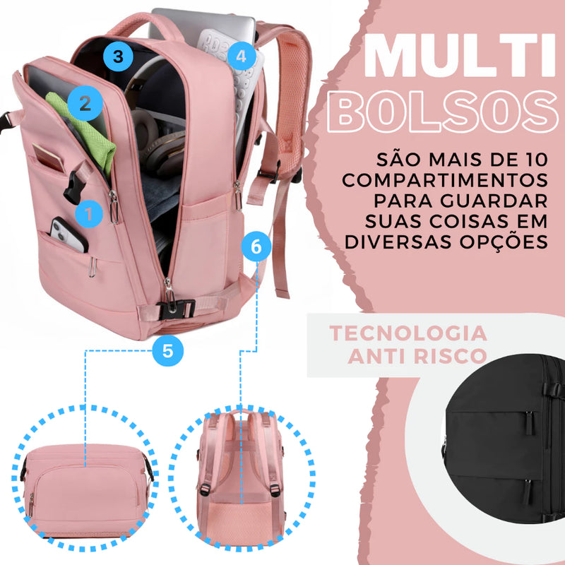 Mochila Expansível VoyagerPro 40L