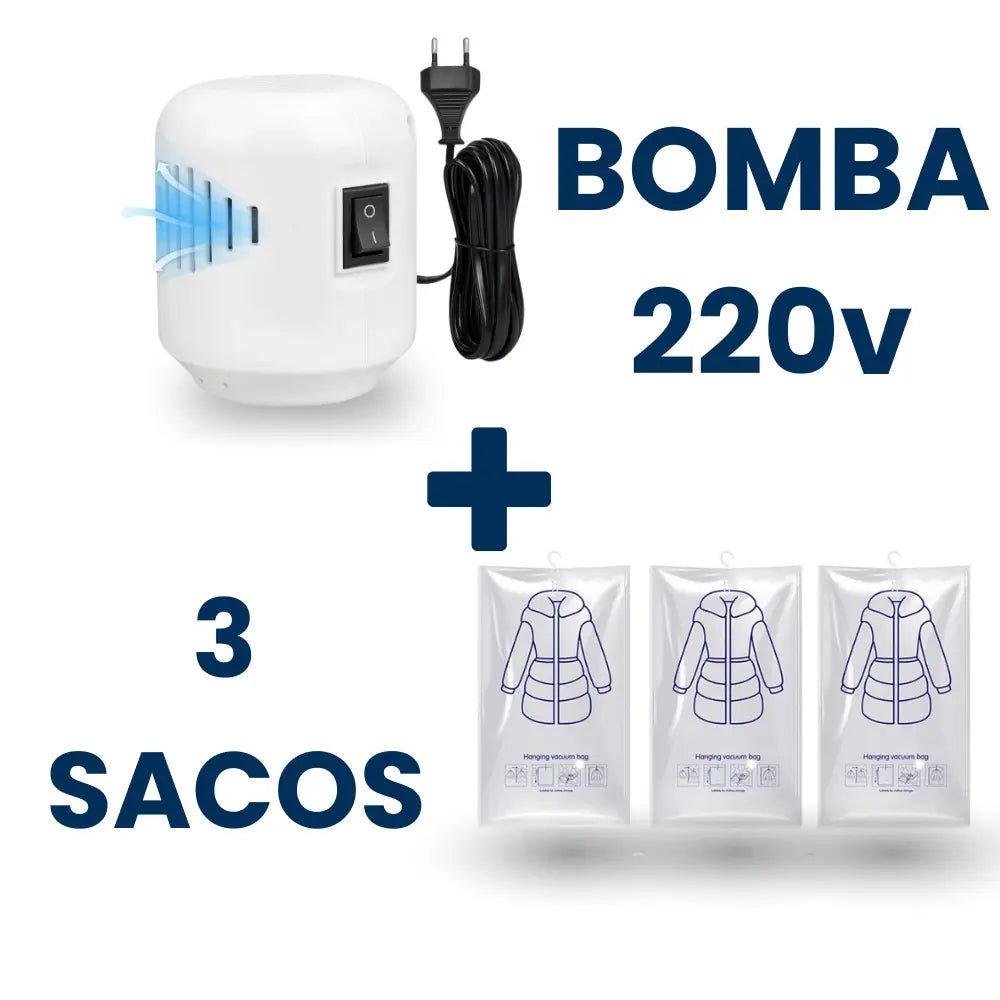 Cabide a Vácuo G (90x70) - TOP Viagem