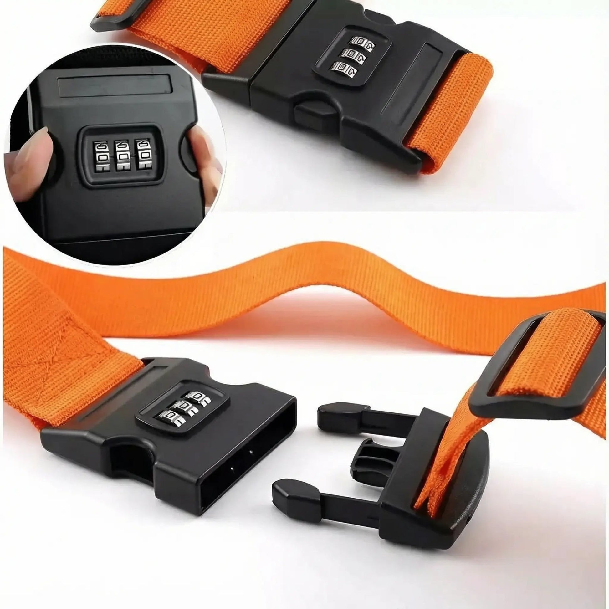 Cinta de Proteção Para Mala com Segredo - TOP Viagem