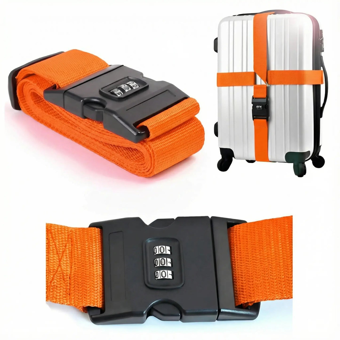 Cinta de Proteção Para Mala com Segredo - TOP Viagem