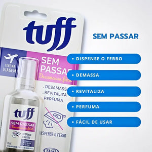 Desamassa Fácil Tuff – Roupas lisas, perfumadas e sem ferro em segundos - TOP Viagem
