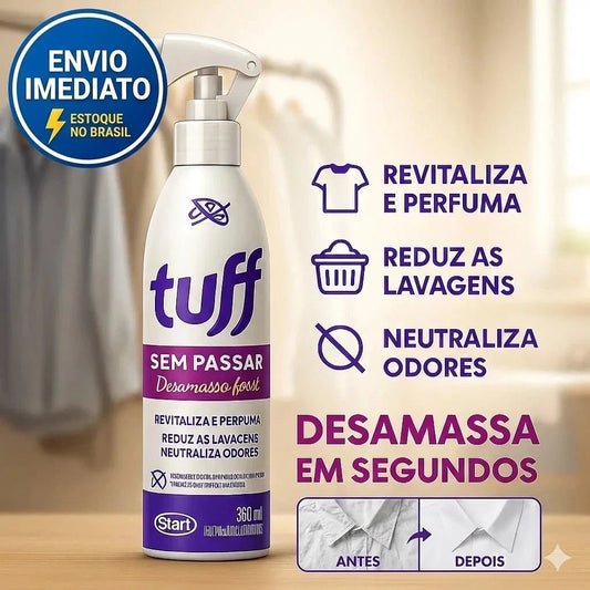 Desamassa Fácil Tuff – Roupas lisas, perfumadas e sem ferro em segundos - TOP Viagem