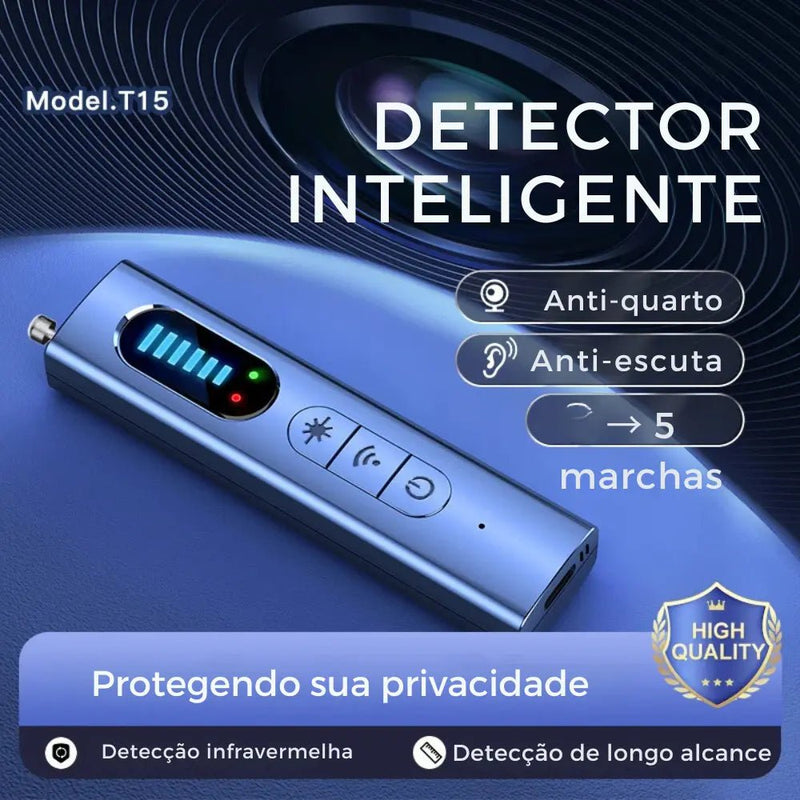 Detector Multifuncional: Camera, Anti - Escuta e Rastreamento - TOP Viagem