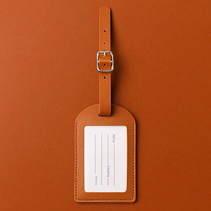 Etiqueta de Bagagem de Couro - Identifique sua mala com estilo - TOP Viagem