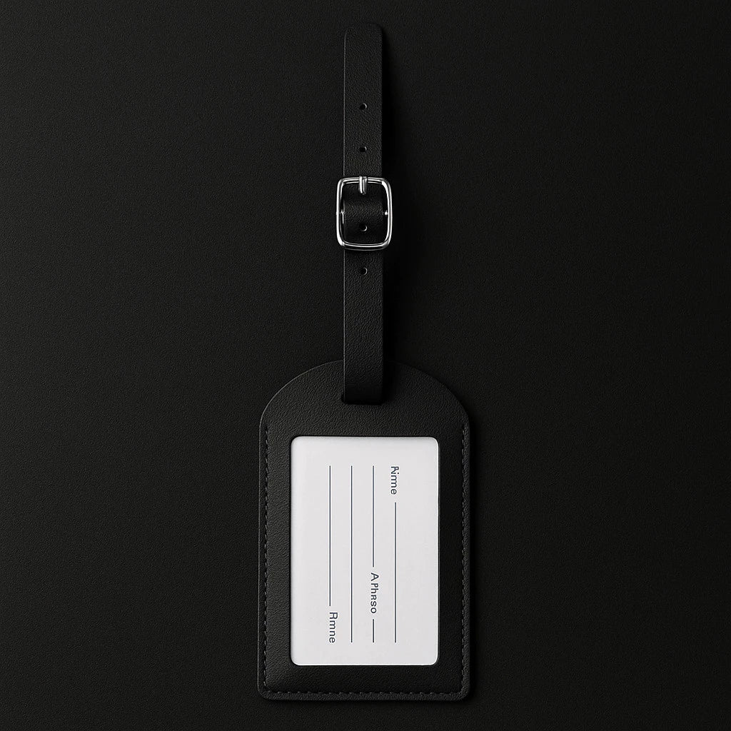 Etiqueta de Bagagem de Couro - Identifique sua mala com estilo - TOP Viagem