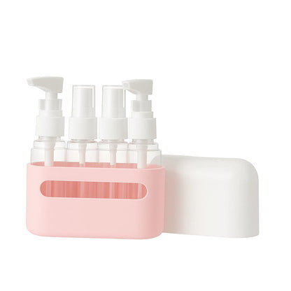 Kit 4 Frascos 50ml Para Cosméticos Skincare - TOP Viagem