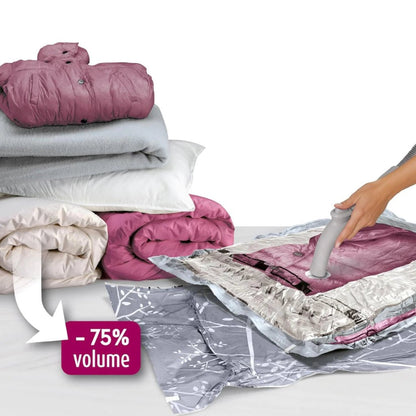 Kit 5 Sacos a Vácuo 50x60cm Para Roupas e Viagem - TOP Viagem