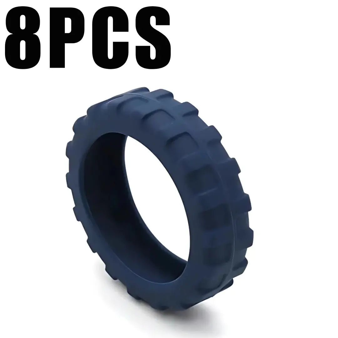 Kit 8 Capas de Silicone para Rodas de Mala – Silêncio & Proteção (VIP) - TOP Viagem