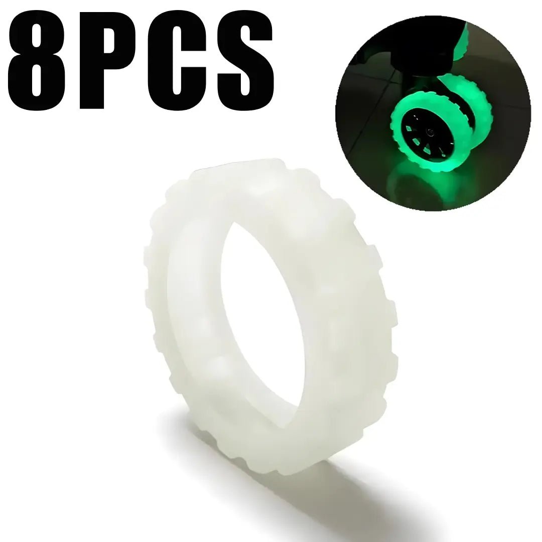 Kit 8 Capas de Silicone para Rodas de Mala – Silêncio & Proteção (VIP) - TOP Viagem