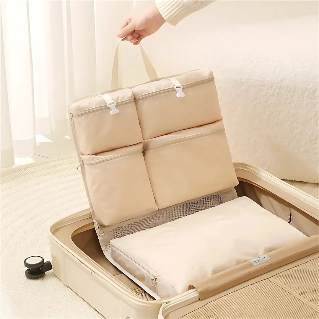 Kit Bolsa Organizadora 7 em 1 para Viagem | Praticidade e Estilo - TOP Viagem