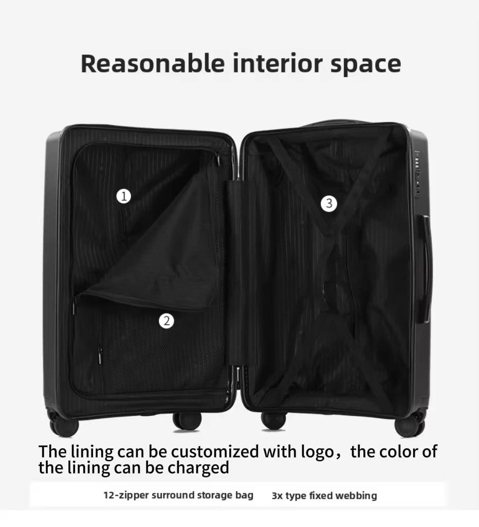 Kit Mala de Bordo (8KG) + Frasqueira com Rodas 360° - TOP Viagem