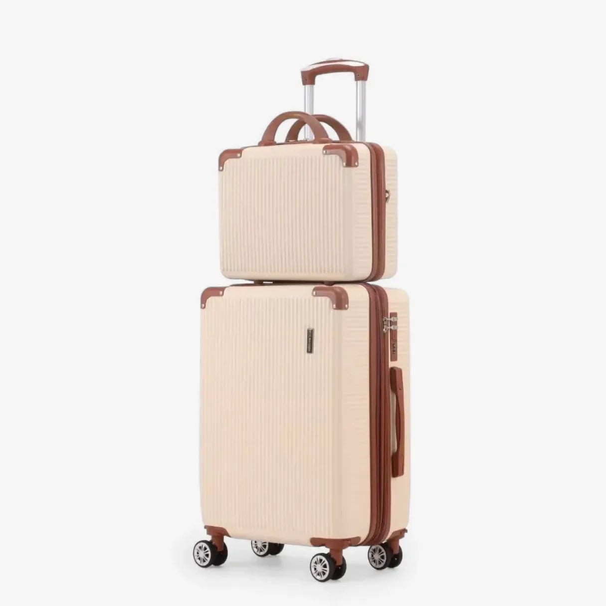 Mala de Bordo ABS + Frasqueira – 53×33×23 cm com Rodas 360° - TOP Viagem