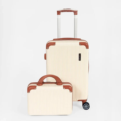 Mala de Bordo ABS + Frasqueira – 53×33×23 cm com Rodas 360° - TOP Viagem