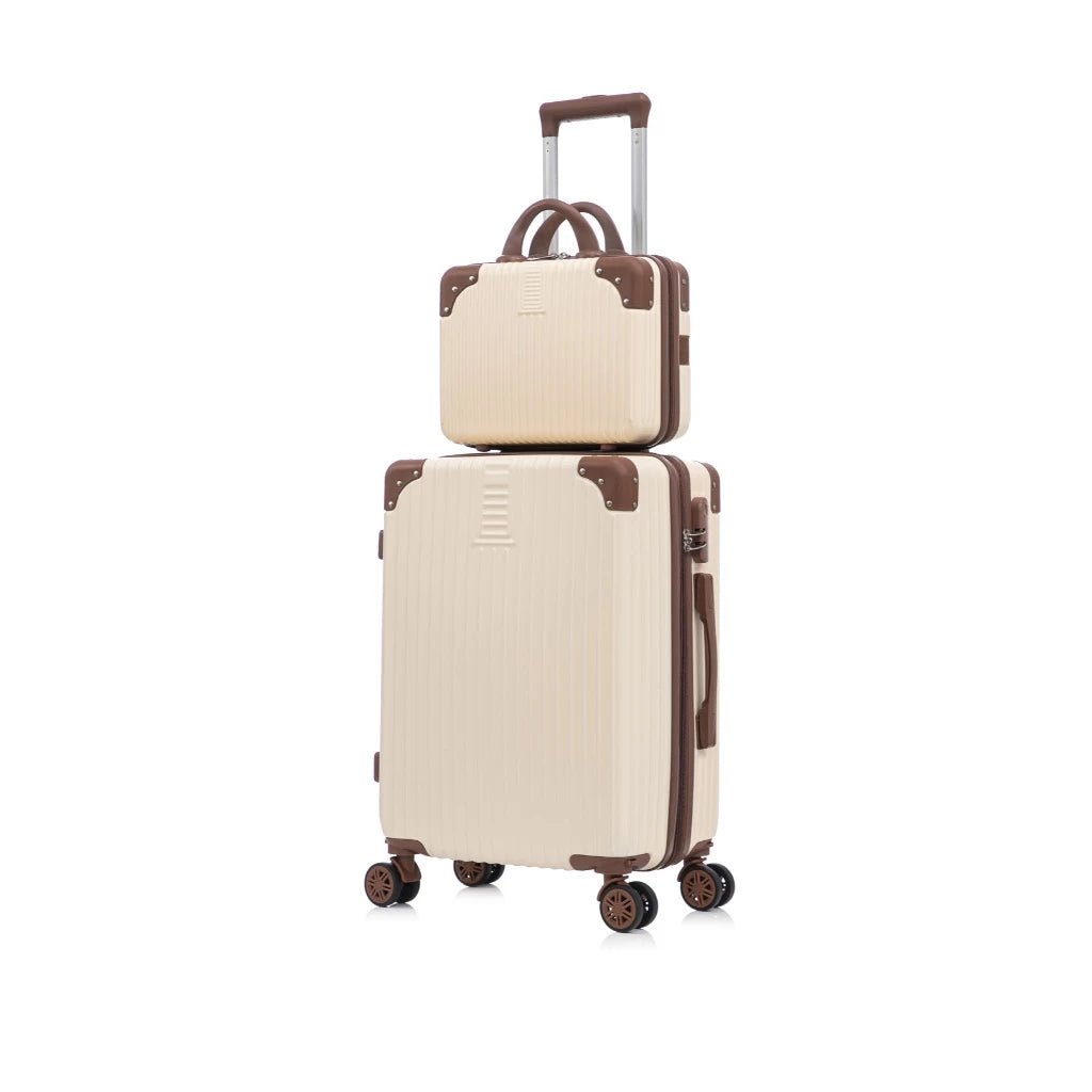 Mala de Bordo ABS + Frasqueira – 53×33×23 cm com Rodas 360° - TOP Viagem