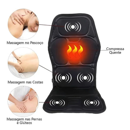 Massageador Aquecedor para Lombar e Pescoço - TOP Viagem
