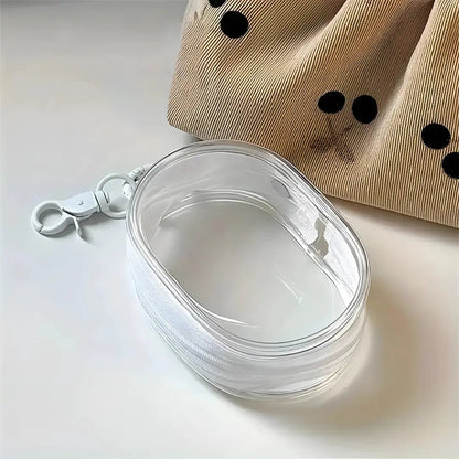 Mini Bolsa Transparente Portátil com Zíper - TOP Viagem