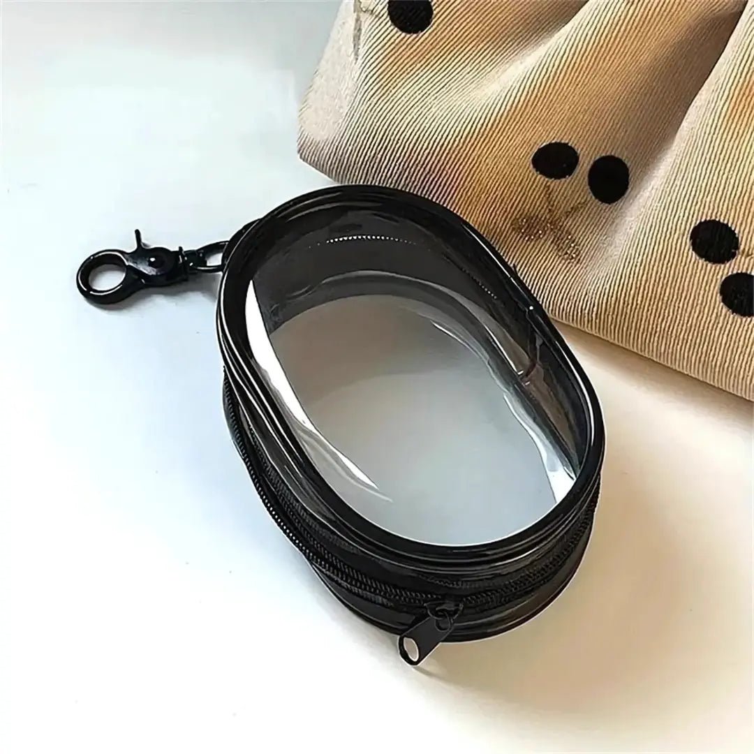 Mini Bolsa Transparente Portátil com Zíper - TOP Viagem