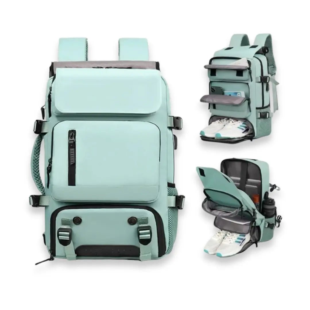 Mochila 3 em 1 Multifuncional | Mochila de Viagem 40L Impermeável - TOP Viagem