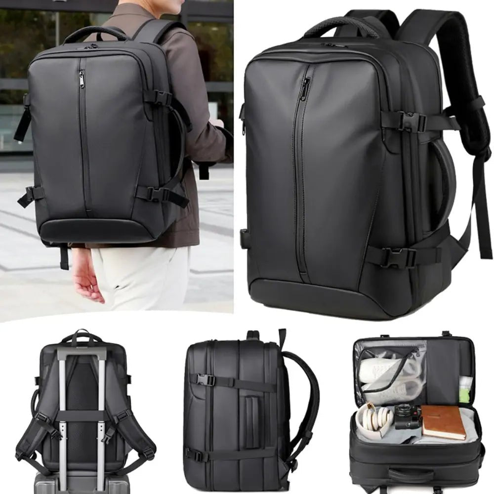 Mochila Executiva de Viagem a Vácuo – Compacta e Elegante - TOP Viagem