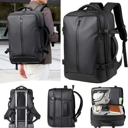 Mochila Executiva de Viagem a Vácuo – Compacta e Elegante - TOP Viagem