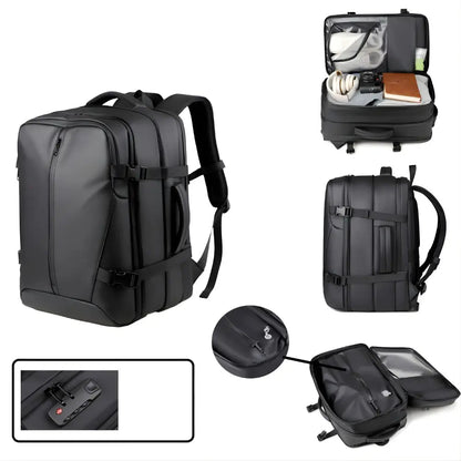 Mochila Executiva de Viagem a Vácuo – Compacta e Elegante - TOP Viagem