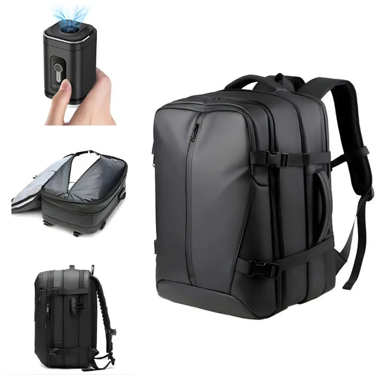 Mochila Executiva de Viagem a Vácuo – Compacta e Elegante - TOP Viagem