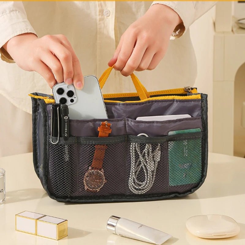 Organizador Interno de Bolsa Com Dupla Camada - TOP Viagem