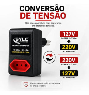 Transformador Bivolt 60VA 127V/220V – Mais Praticidade para Seus Aparelhos - TOP Viagem