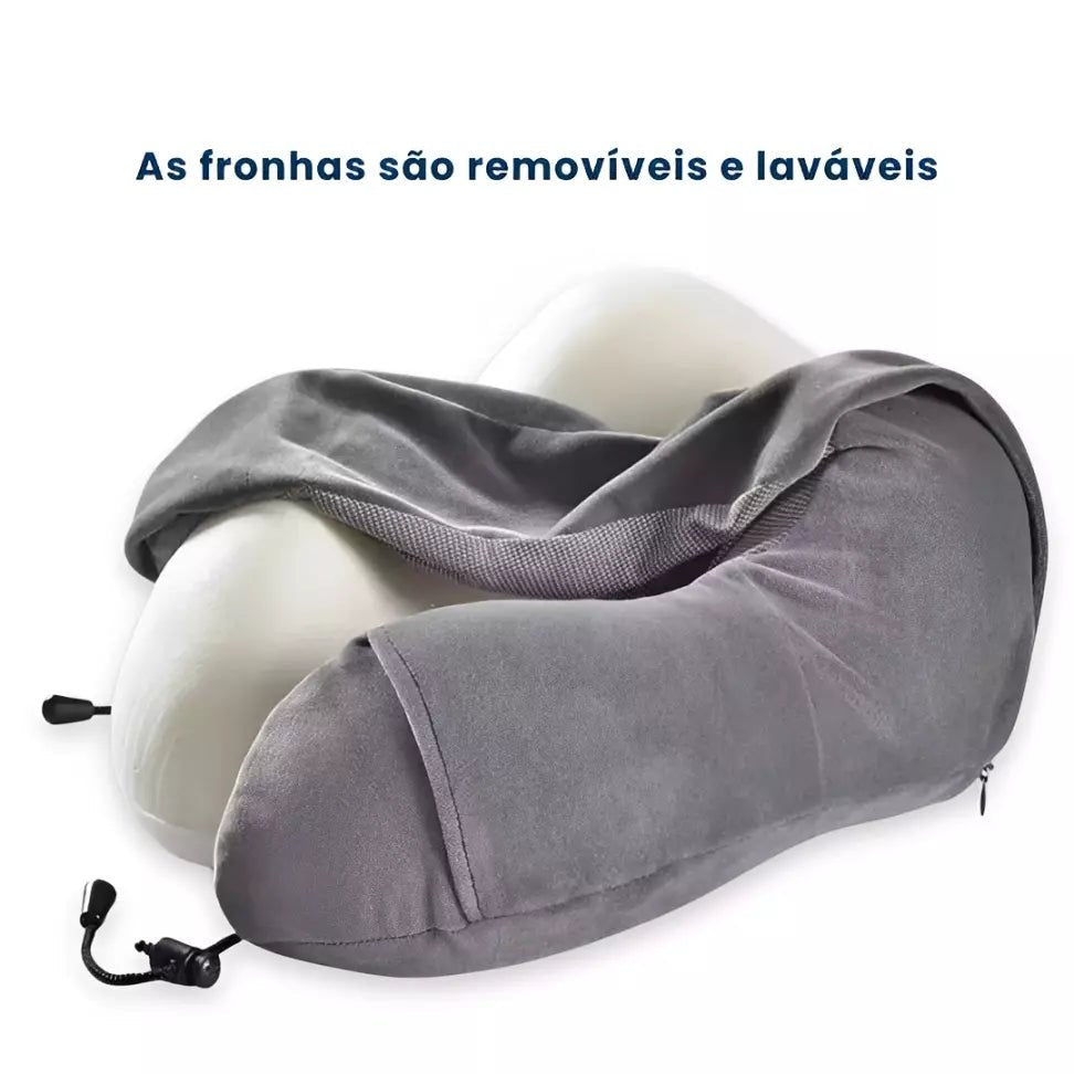 Travesseiro U Anatômico para Pescoço – Viagem Confortável (VIP) - TOP Viagem